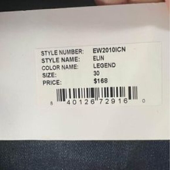 (Anthropologie) Edwin Elin straight jeans size 30. NWT retails for $168. - Picture 5 of 5